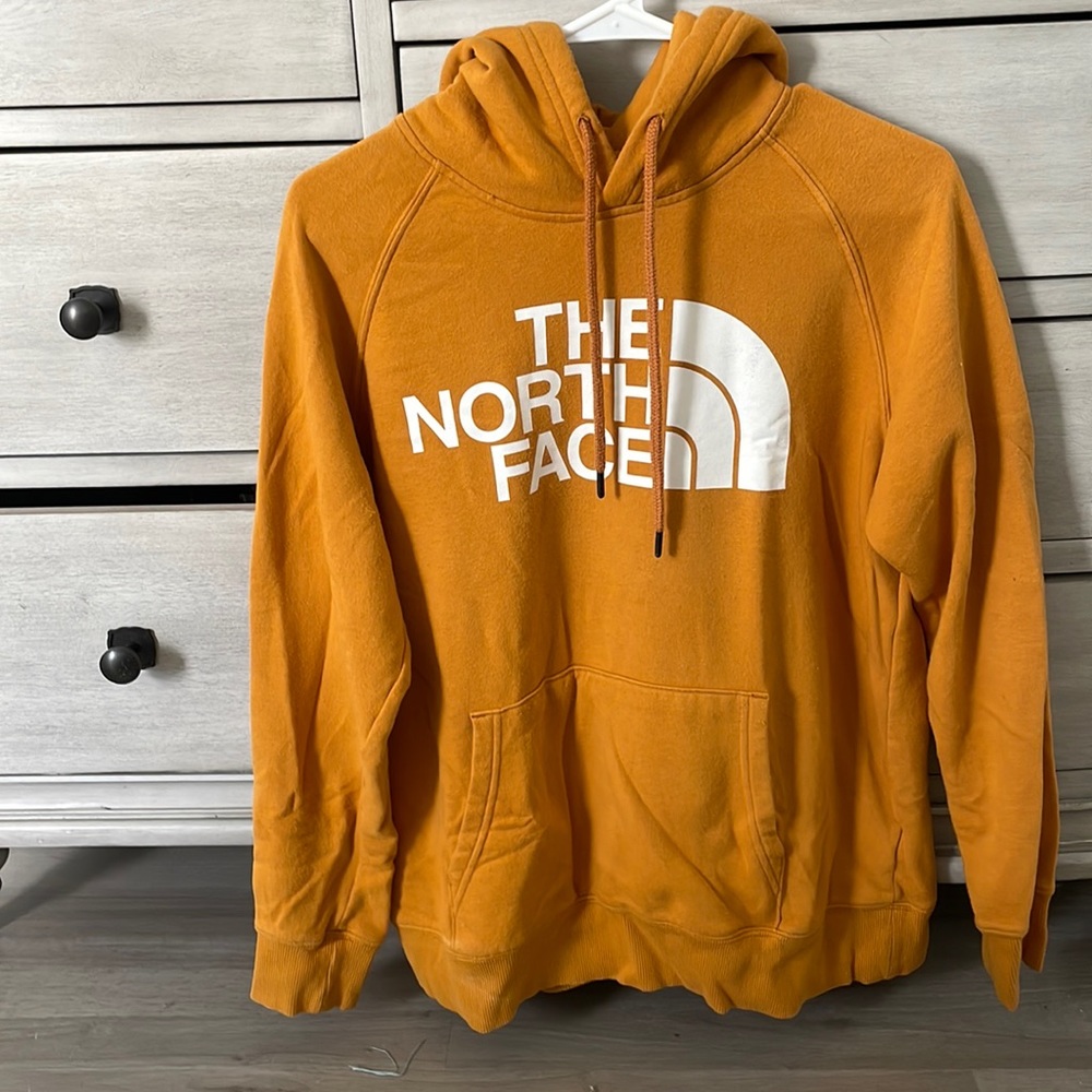 Mustard The North Face hoodie